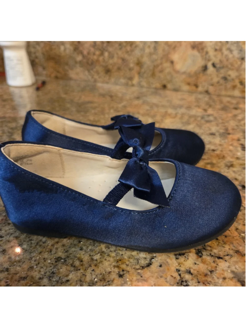 Girls Dream Pairs Navy Blue Dress Shoes Size 7